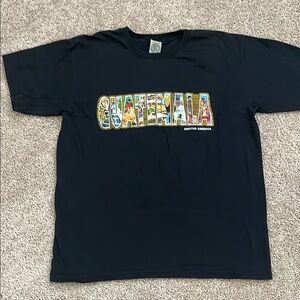 Guatemala Graphic Tee - Black NWOT